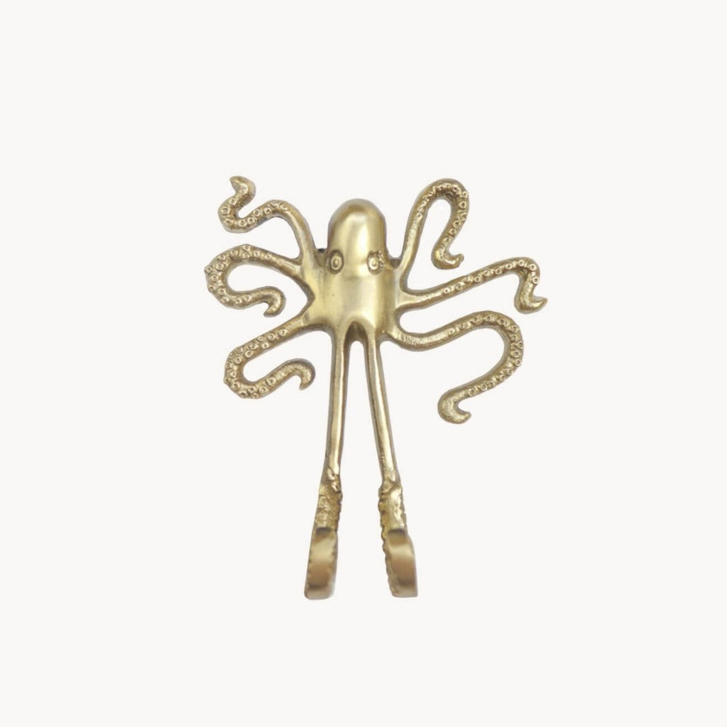 Brass Octopus Wall Hook – Candlestock