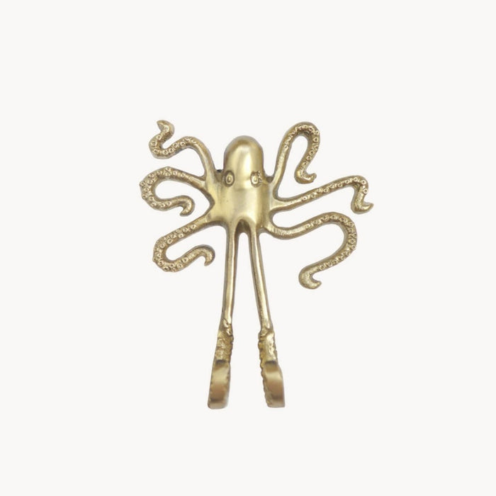 Brass Octopus Wall Hook