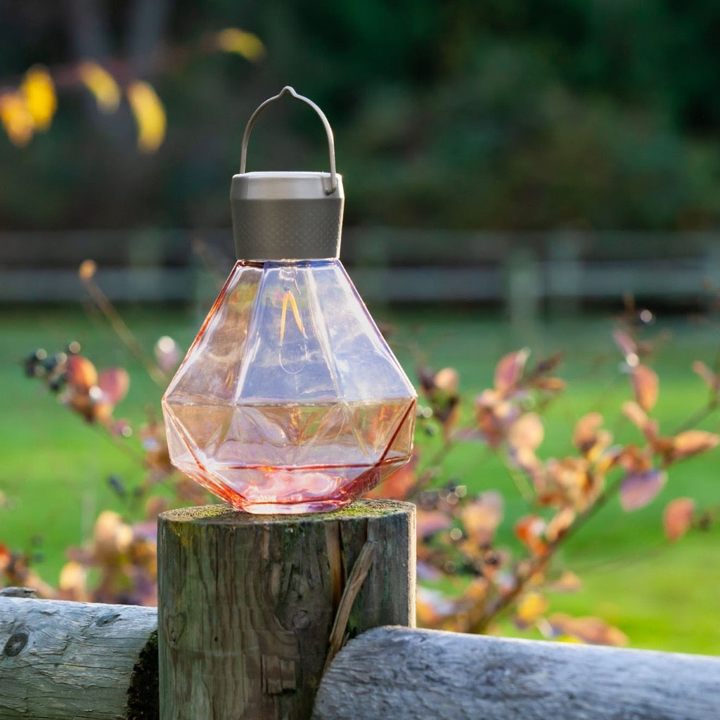 Solar Glass Gemstone Light – Candlestock