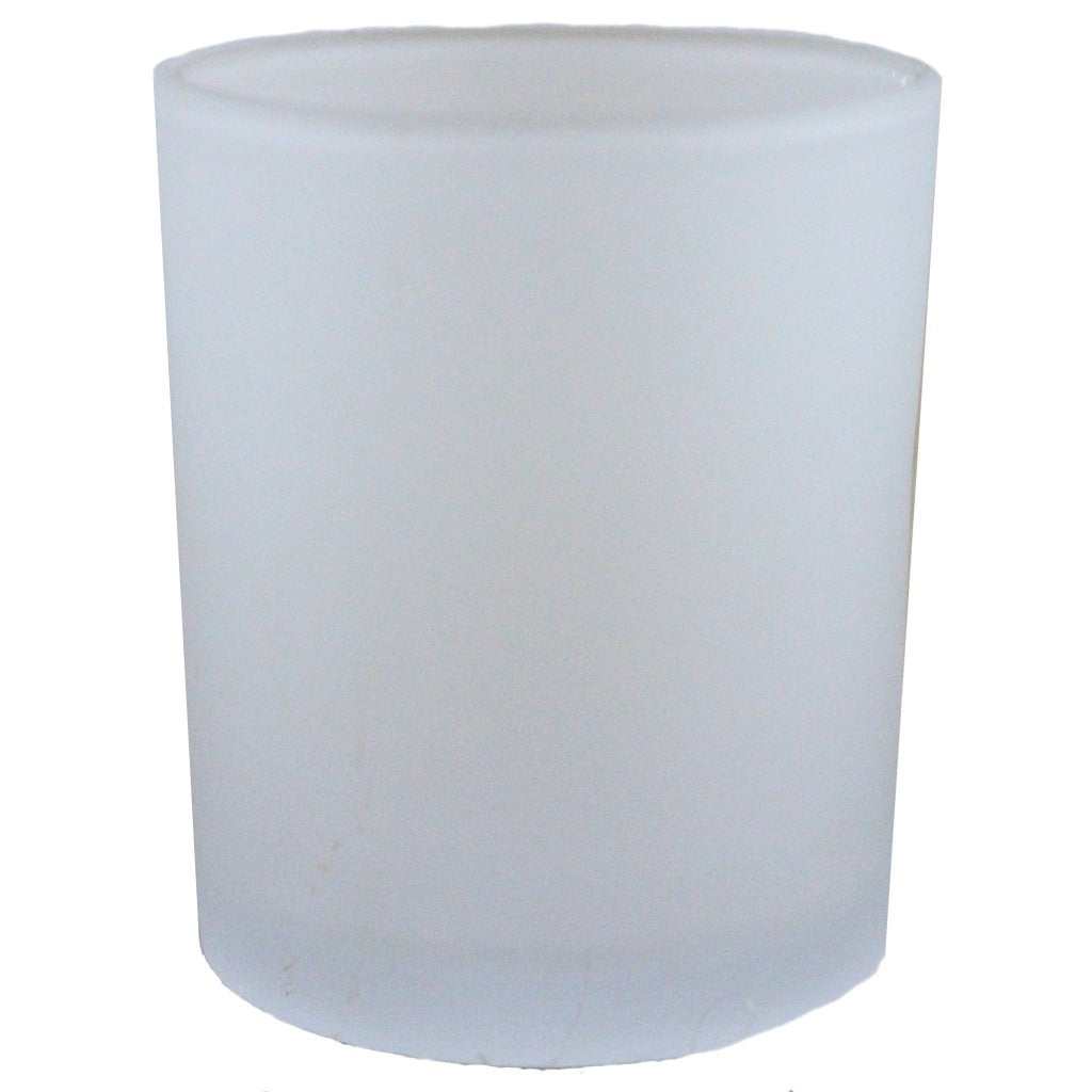 Frosted Glass Votive Candle Cup - Candlestock.com