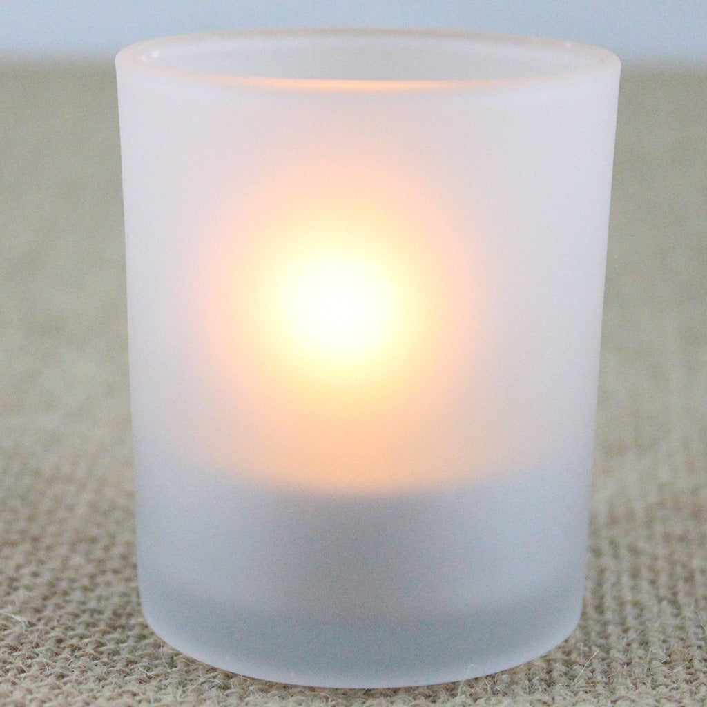 Votive Candle Cup - Frosted Glass – Candlestock