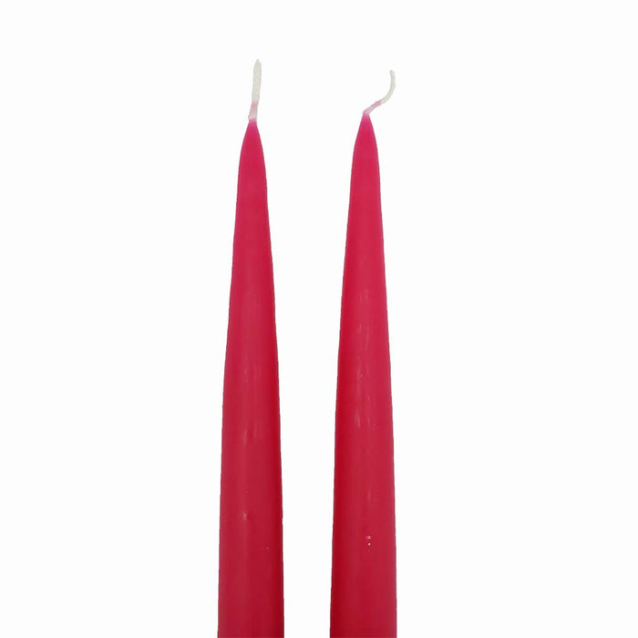 17 Inch - Traditional Danish Style Pointed Taper Candles