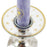 Bobeche Clear Glass With Gold Stars - Candlestock.com