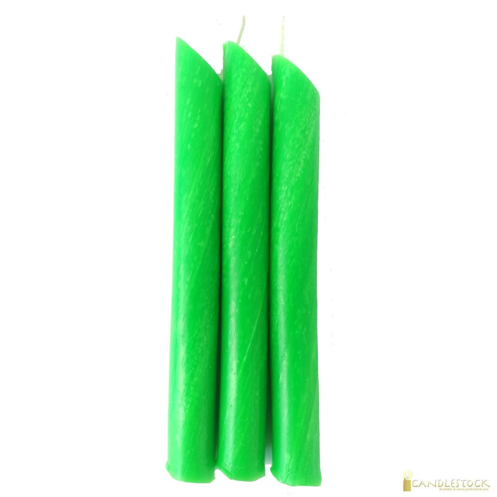 Green Drip Candle 25 Pack - Candlestock.com