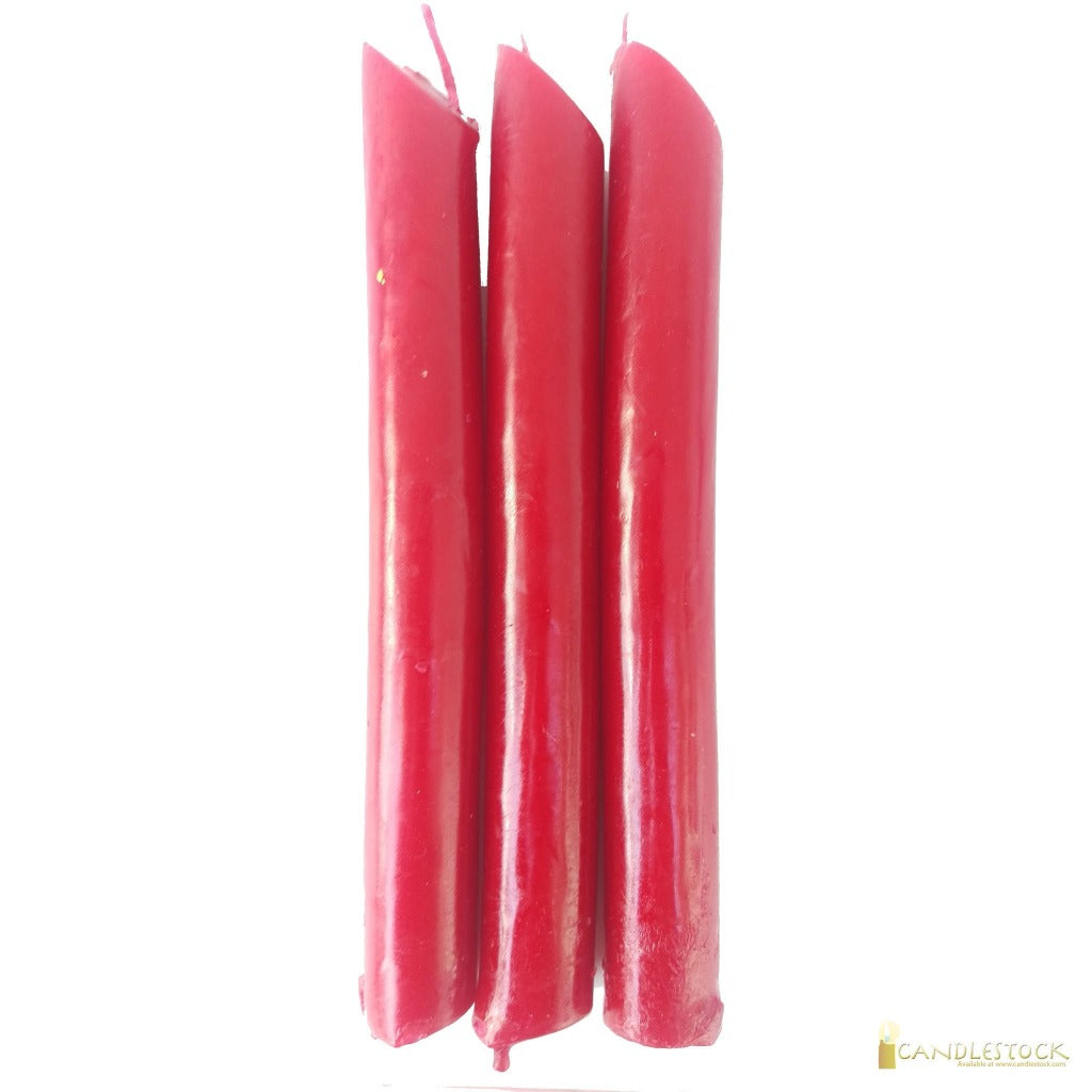 True Red Hand-Dipped Drip Candle 10 Pack - Candlestock.cm