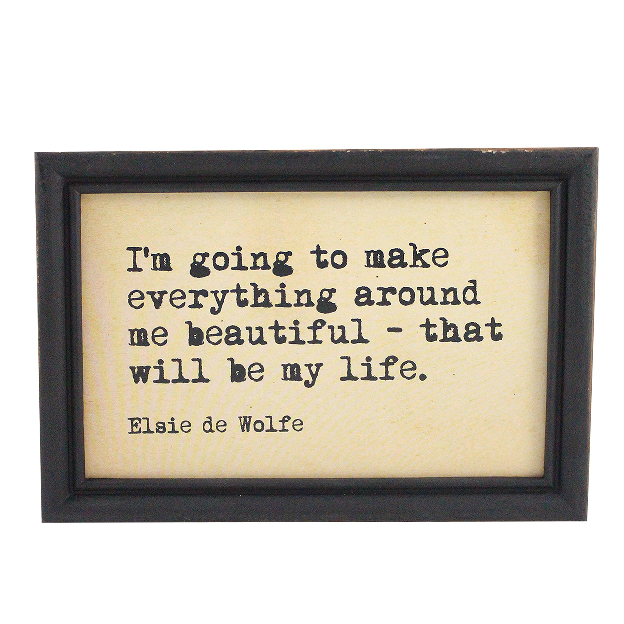 Wall　Everything　Quote　Framed　Going　Me　To　Make　Around　Beau　–　Candlestock　Hanging　