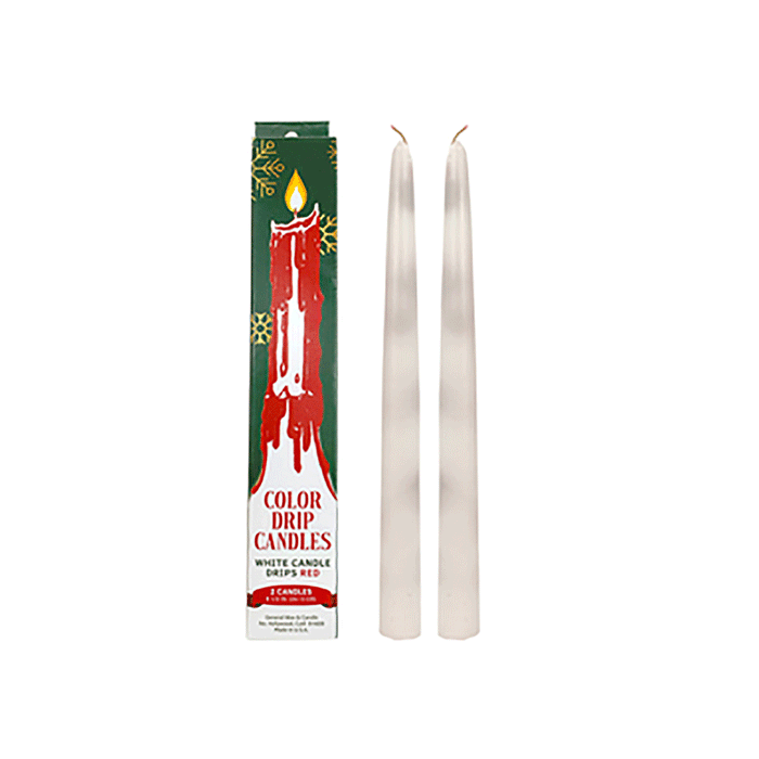 Drip Candle 2 Pack Christmas Edition