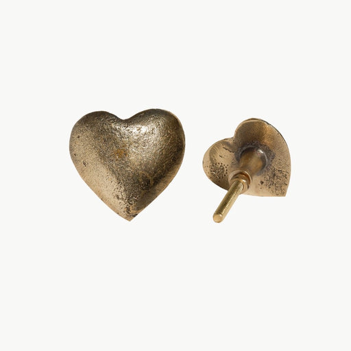 Brass Heart Knob