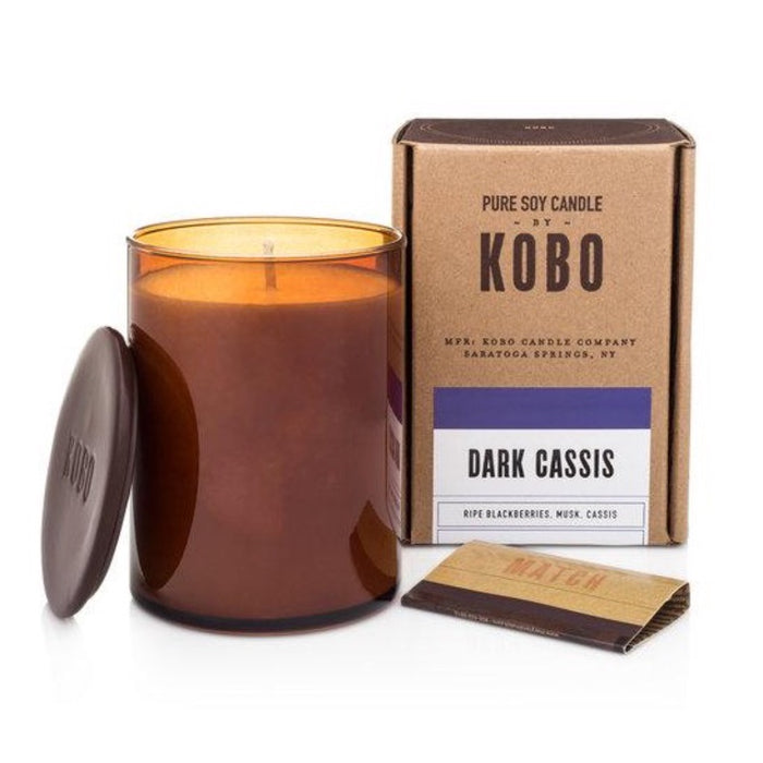 KOBO Woodblock Soy Wax Scented Jar Candles - 15 Ounces