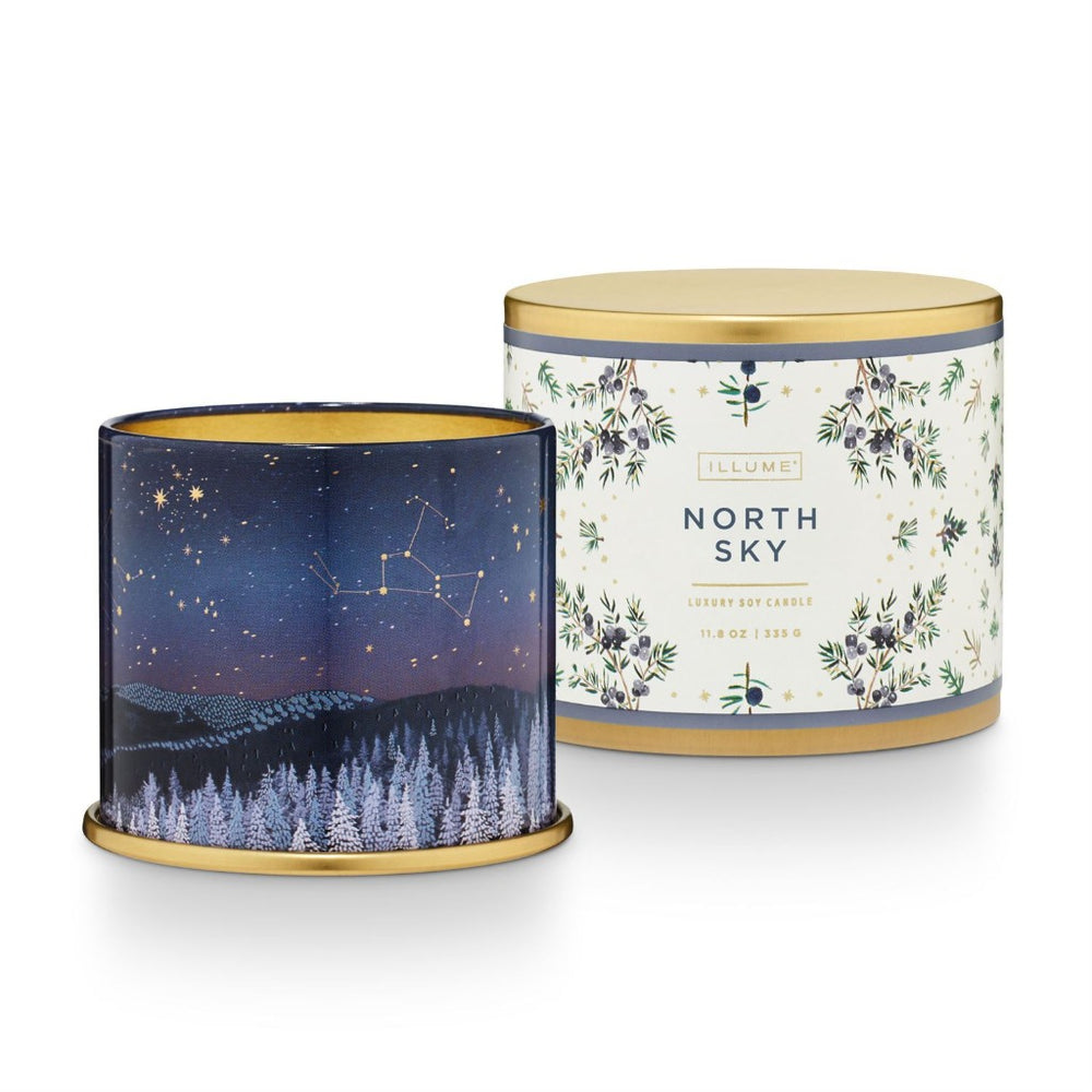 Illume Soy Wax North Sky Scented Tin Candle - 11.8 oz