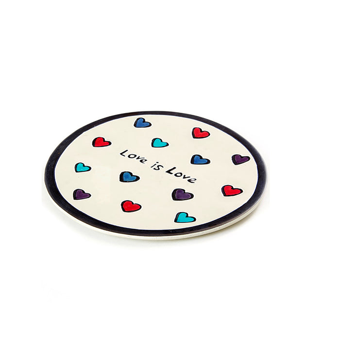 Soapstone Love Is Love Candle Tray