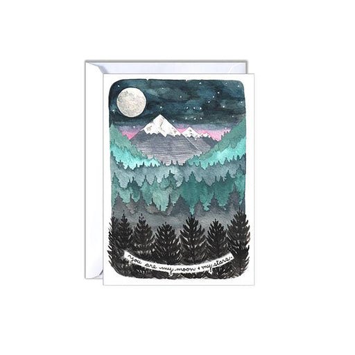 "You Are My Moon And My Stars" Gift Card