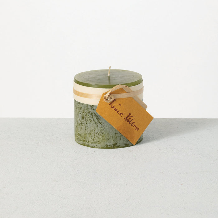 Vance Timber Pillar Candles - 3 X 3 inches