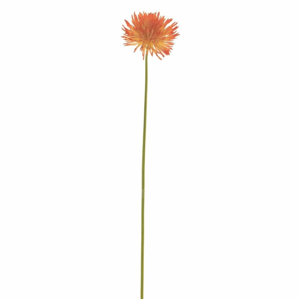Orange Faux Mum 27 inches — Candlestock