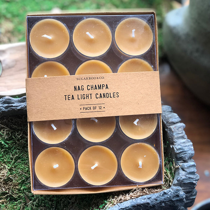 Nag Champa Scented Tea light Candles - Candlestock.com