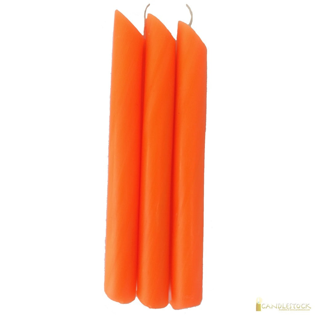 Orange Drip Candle 25 Pack - Candlestock.com