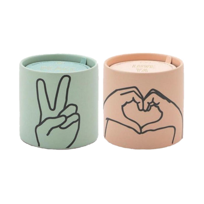 Peace and Love Candles - Paddywax Impressions - Candlestock.com