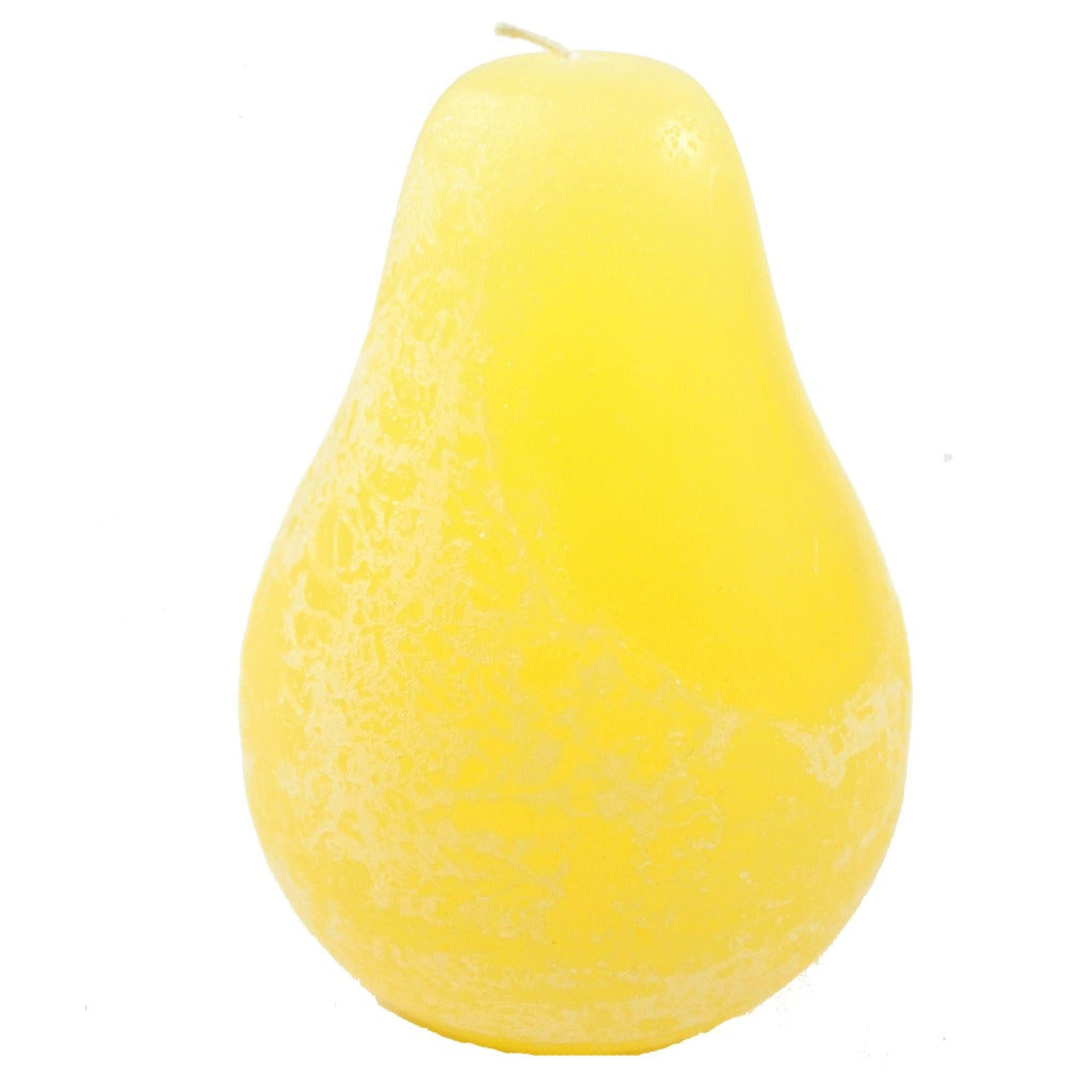 Yellow Pear Candle - Unique Shaped Candles - Candlestock.com