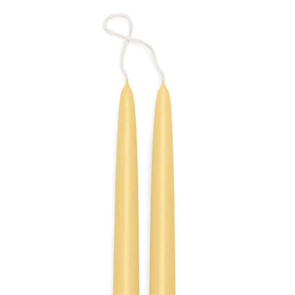 Premium Beeswax Blended Taper Candles - 18 Inches