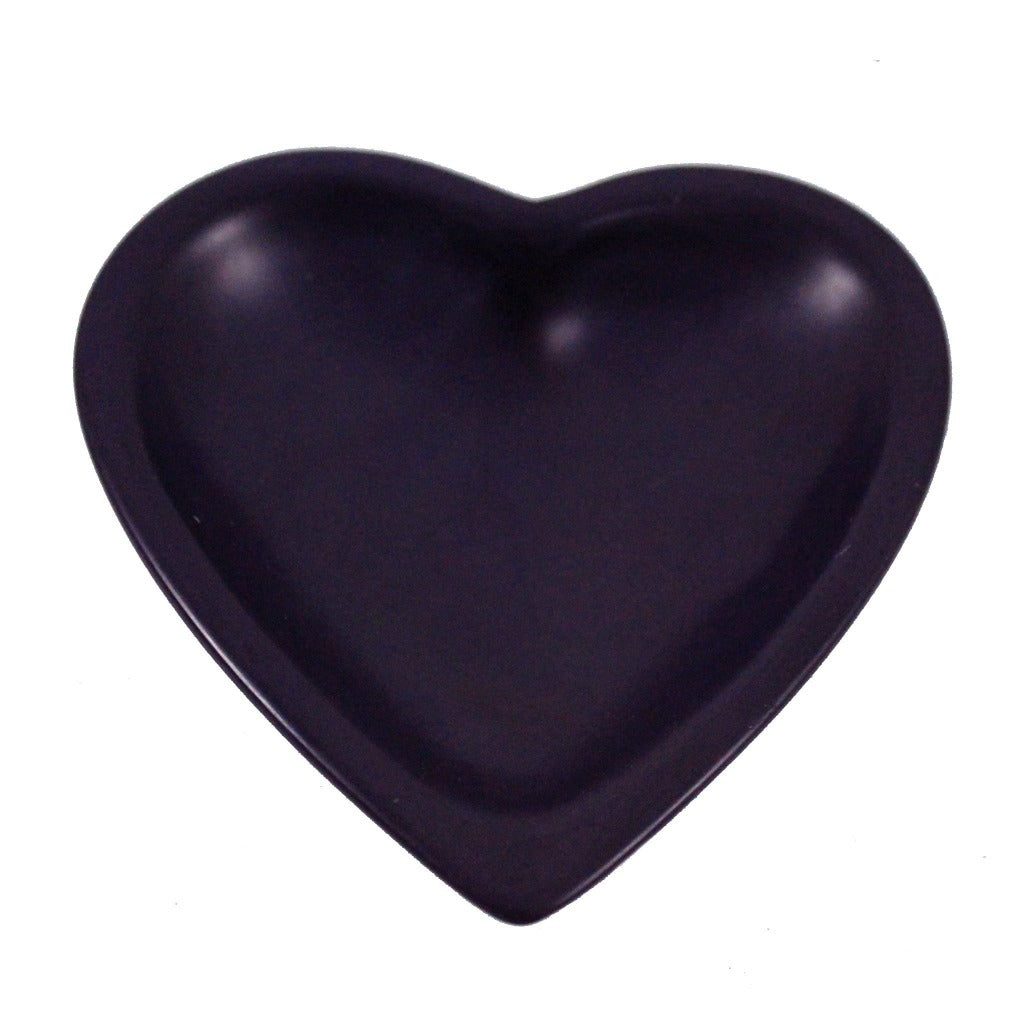 Soapstone Purple Heart Candle Tray - Candlestock.com