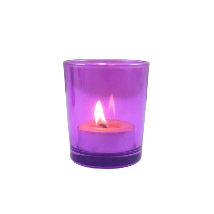 Glass Fifteen Hour Votive Candle Cup
