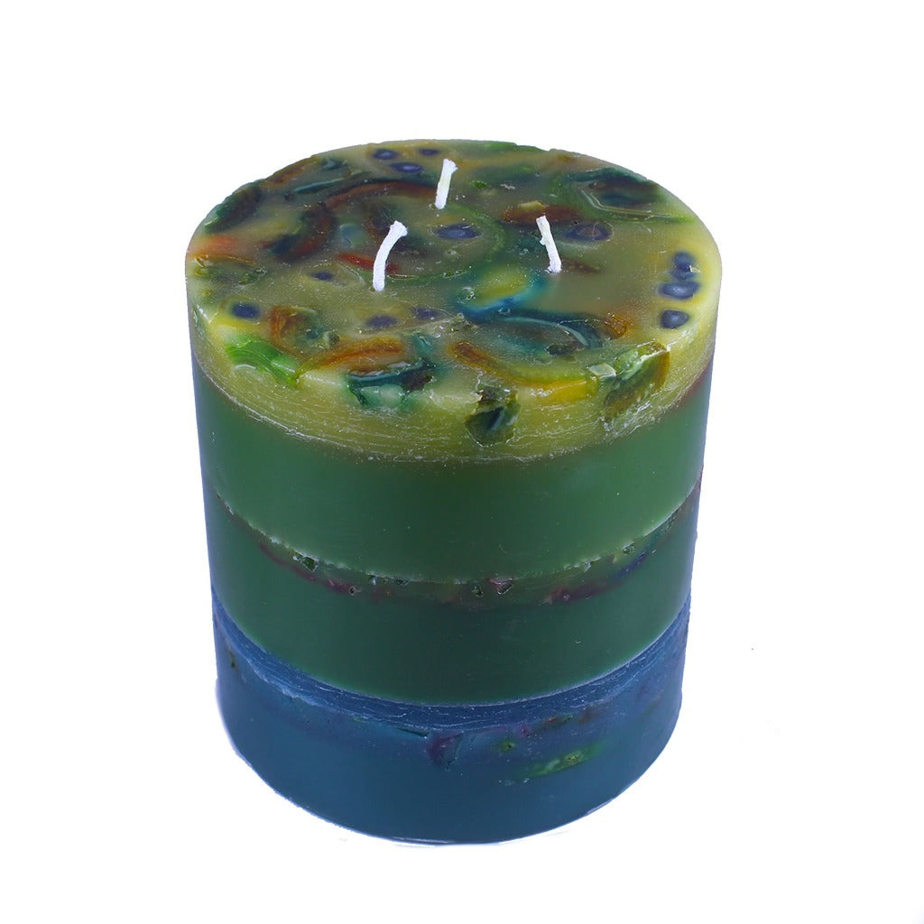 Recycled Wax Modern Art Candle - Candlestock.com