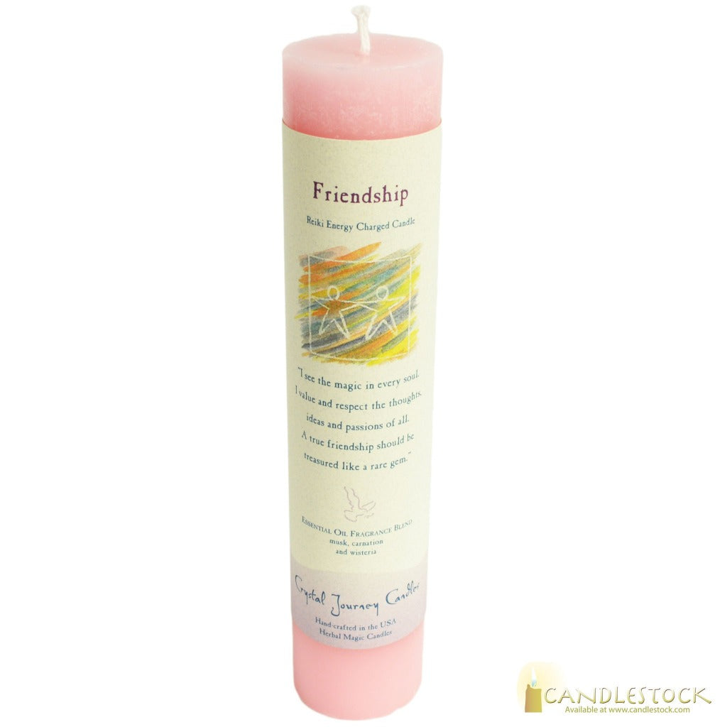Reiki Scented Pillar Candle - Candlestock.com