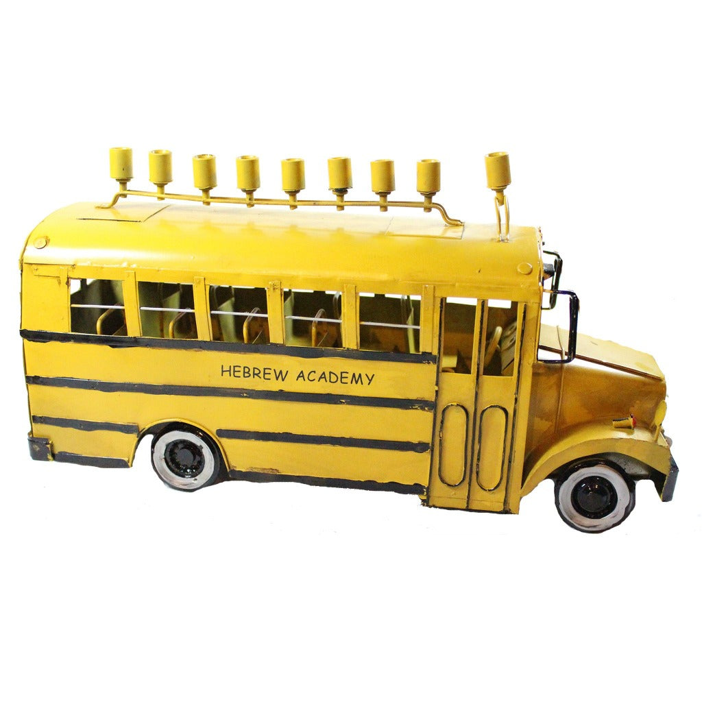 School Bus Menorah - Candlestock.com