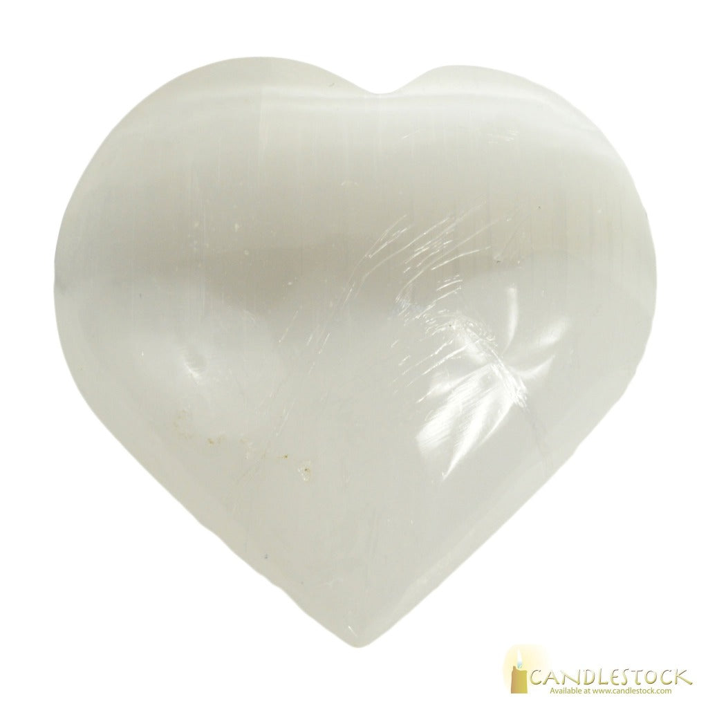 Selenite Heart - Candlestock.com