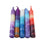 Multi Colored Shabbat Candles - 12 Pack
