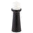 Black Wood Pillar Candle Holder - Candlestock.com