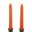 Beeswax Rounded Top Taper Candle Pair Sunspot - 6 inch Dripless Taper Candle Pair - Candlestock.com