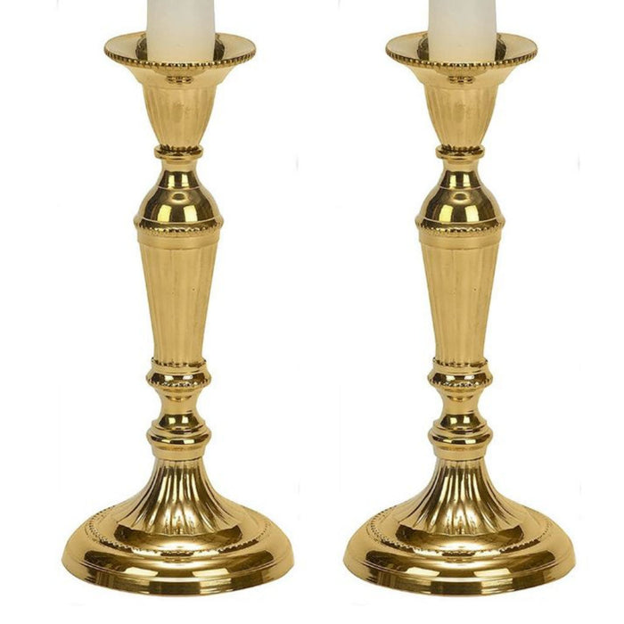 Brass Taper Candle Holder - 7 Inches