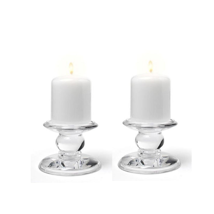 Reversible Taper Pillar Candle Holder - 3.5 inches