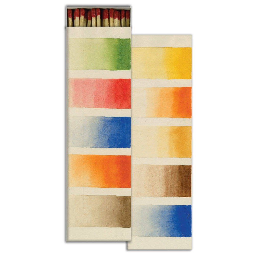 Long Watercolor Rainbow Matches